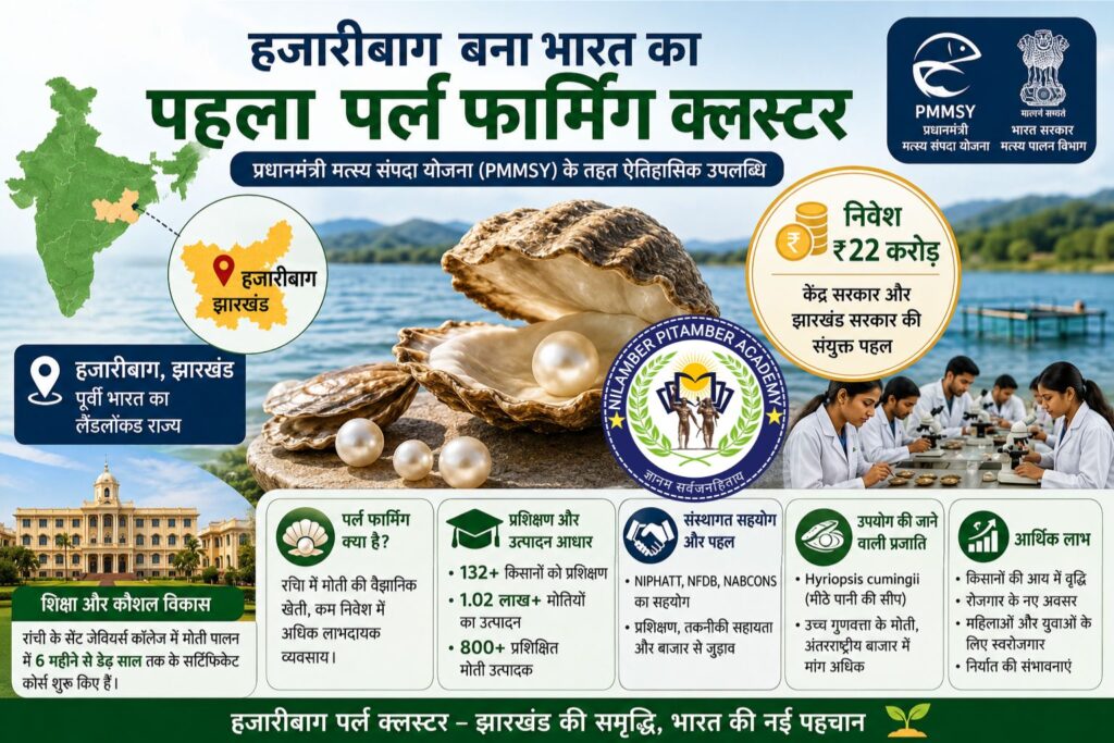 भारत का पहला पर्ल फार्मिंग क्लस्टर
